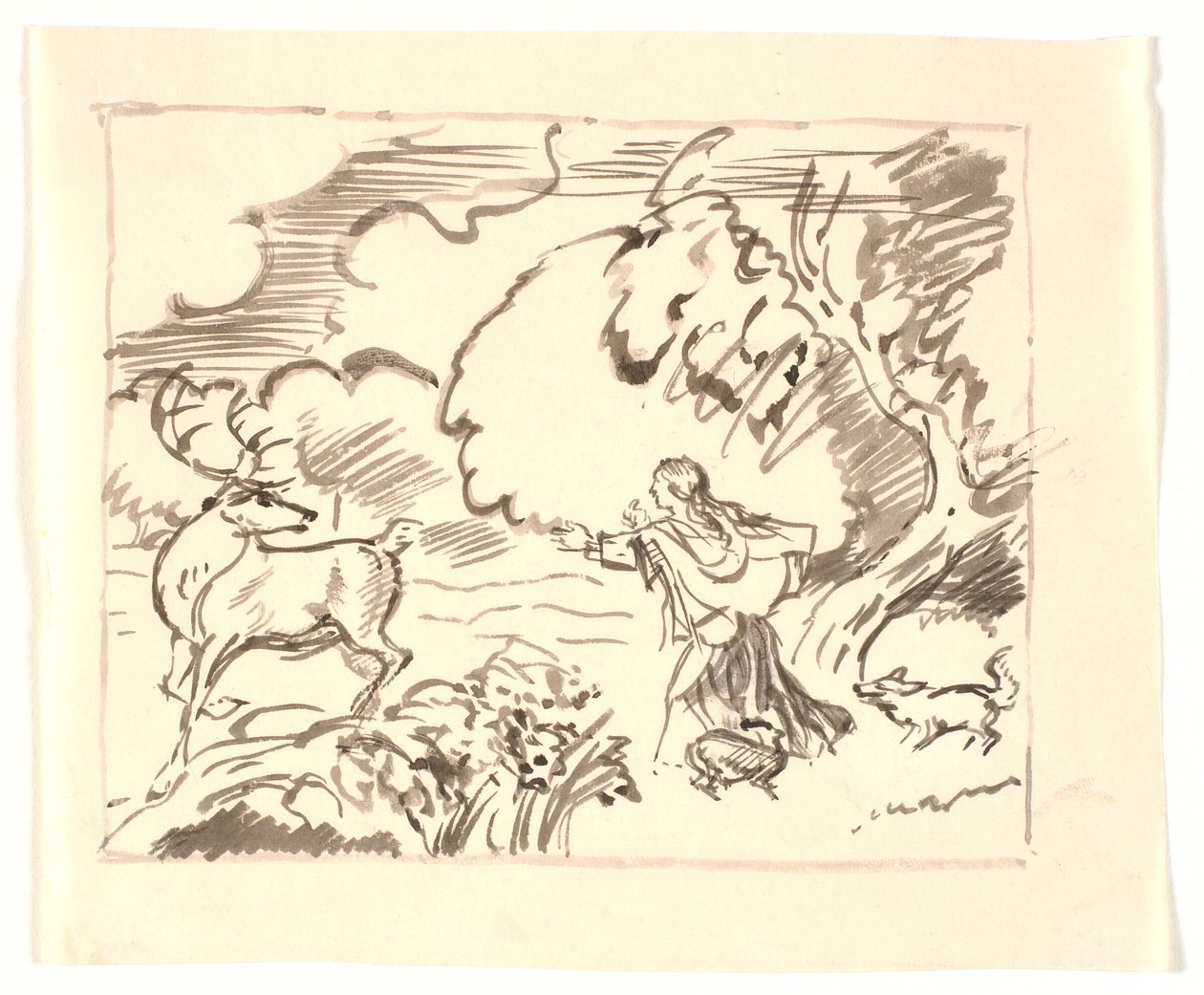 Chevalier en peau de cerf - Joakim Frederik Skovgaard