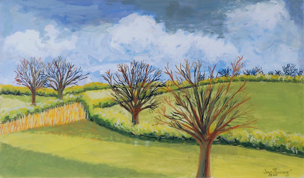 Ciel de printemps du Suffolk - Joan Thewsey