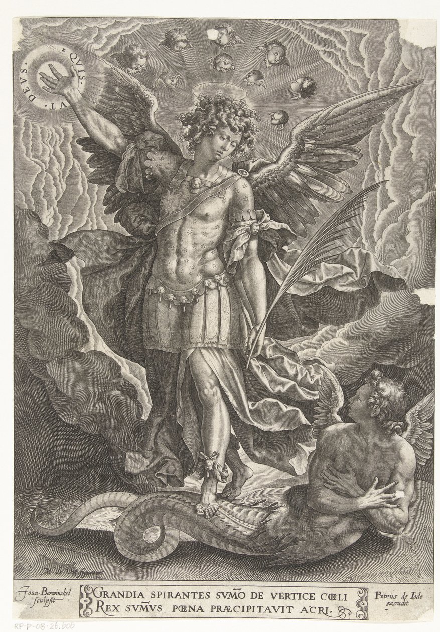 Saint Michel chasse l