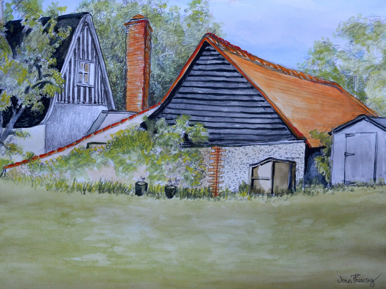 Vue sur le jardin des voisins, 2016 - Joan Thewsey