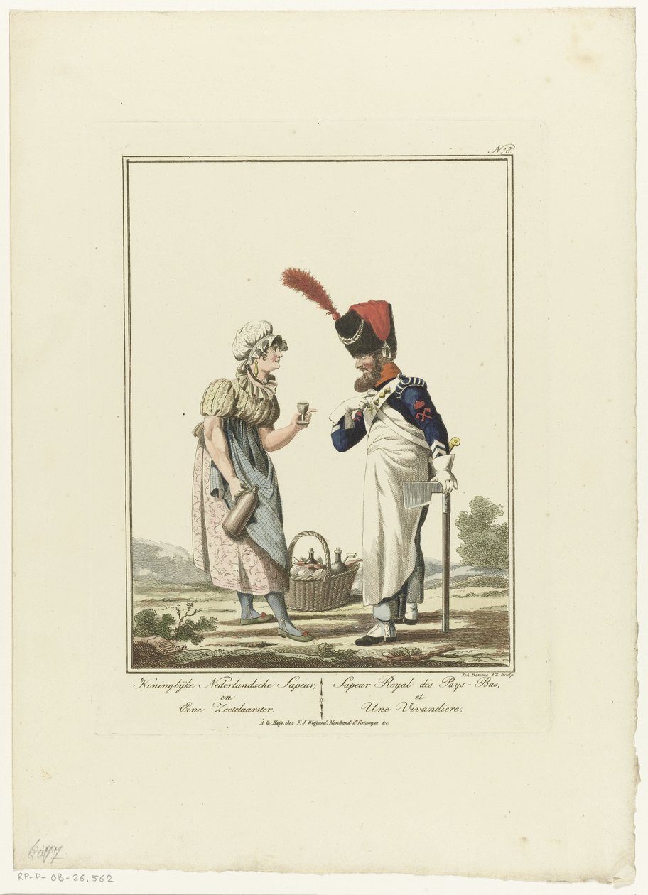 Sapeur chez une cantinière - Joannes Bemme