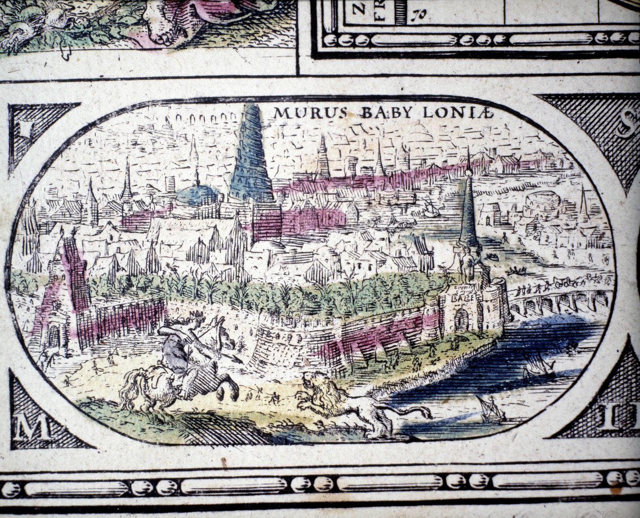 Représentation des Sept Merveilles de l