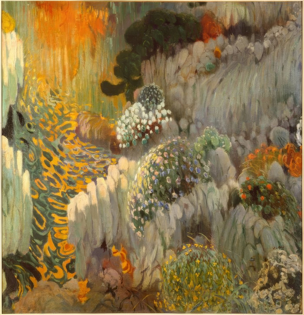 Tableau oriental (décoration murale dans la Casa Trinxet) - Joaquim Mir i Trinxet