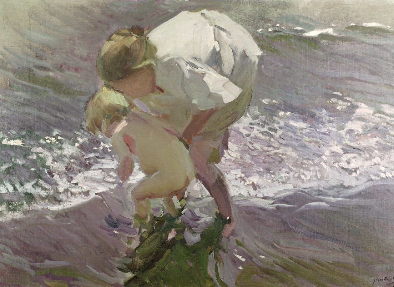 Baignade sur la plage, 1908 - Joaquín Sorolla