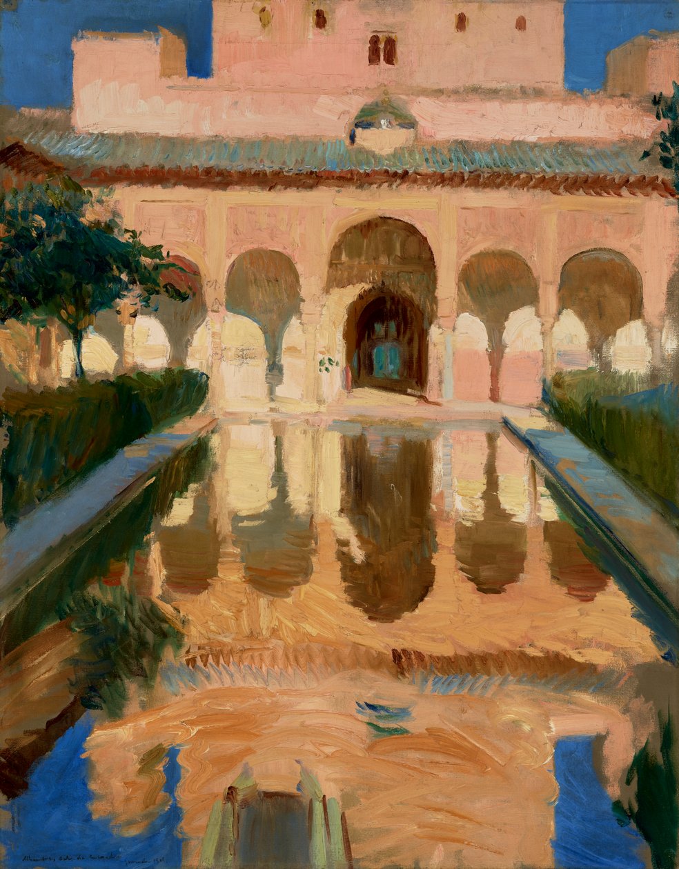 Salle des Ambassadeurs, Alhambra, Grenade - Joaquín Sorolla