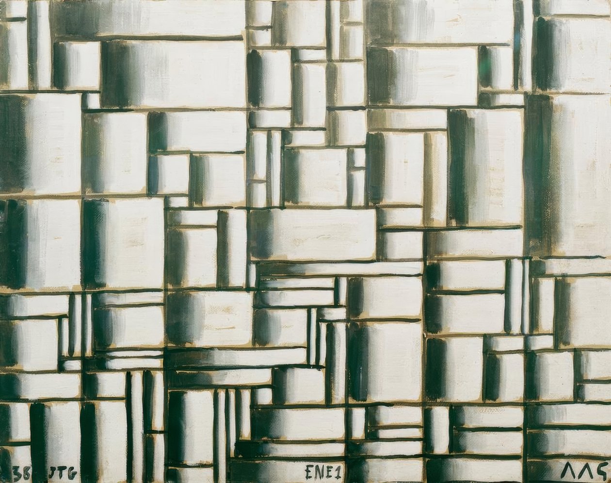 Construction en noir et blanc - Joaquín Torres García