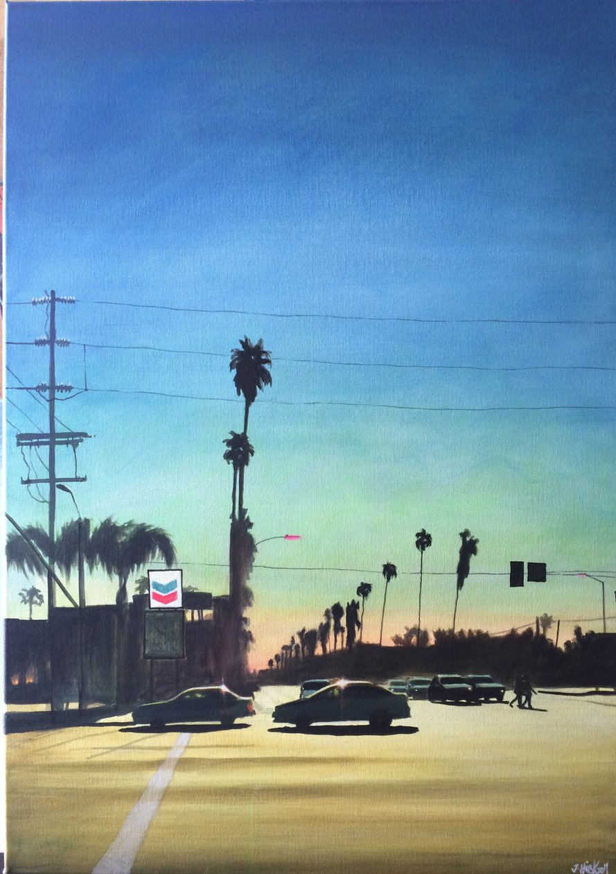 San Fernando Valley 10, c.2012 (acrylique sur panneau) - Joby Hickey