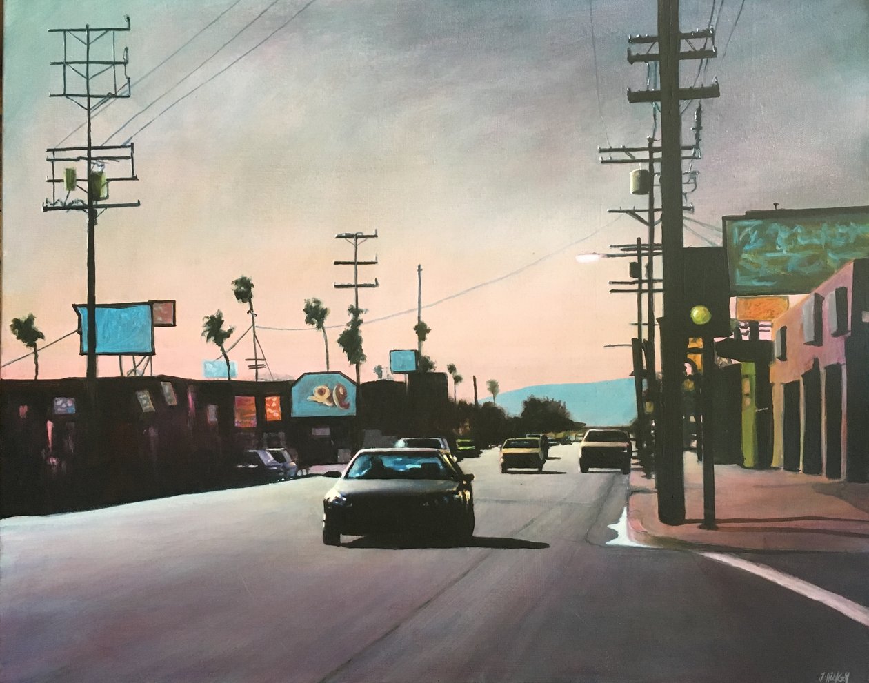 San Fernando Valley 11, c.2012 (acrylique sur panneau) - Joby Hickey