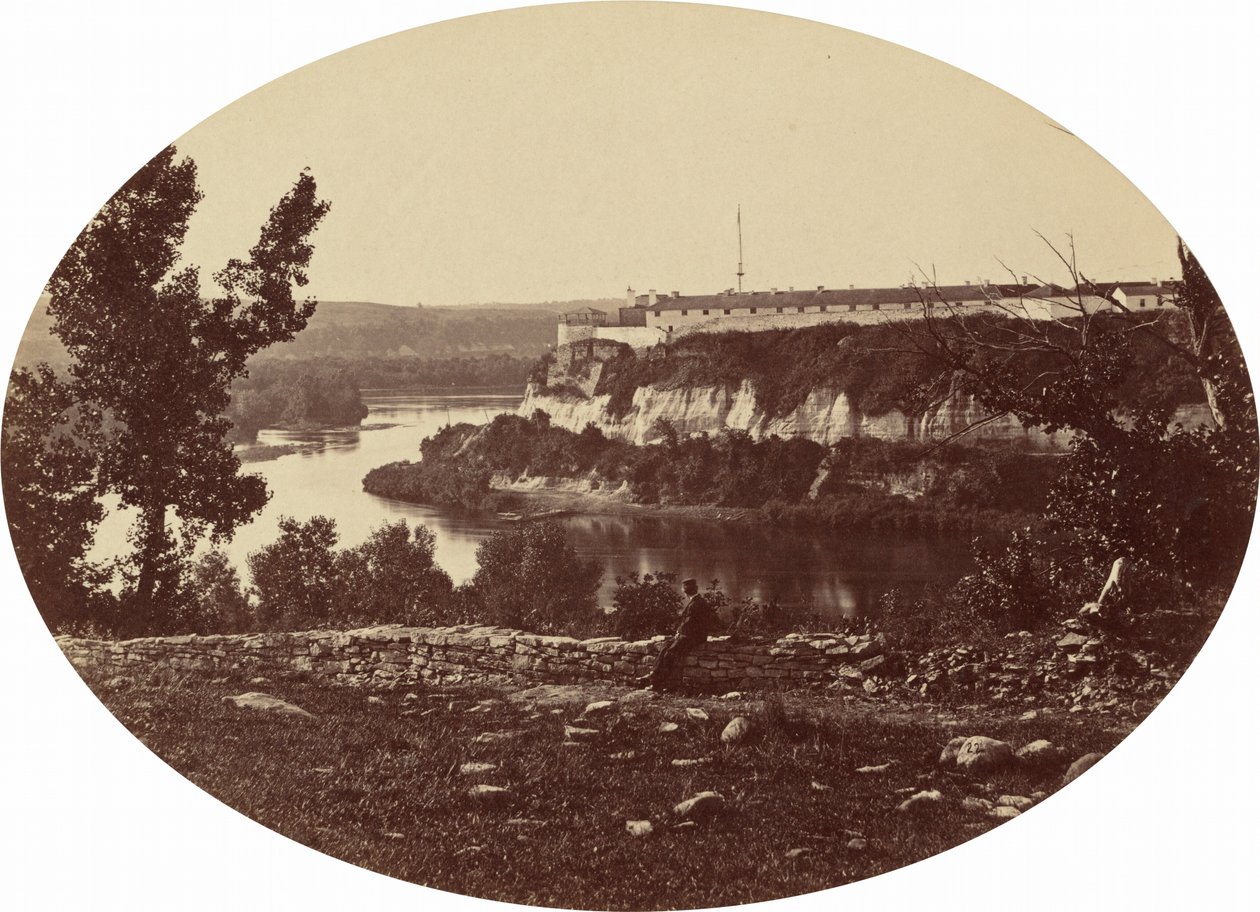 Fort Snelling, c. 1865 (photo) - Joel Emmons Whitney