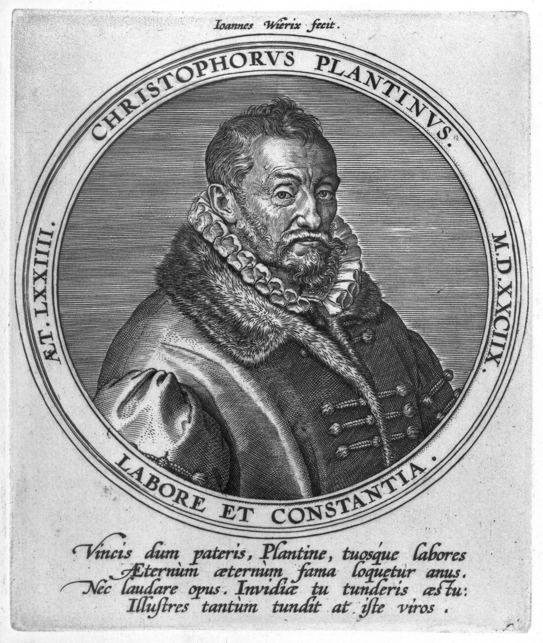 Christophe Plantin (c.1520-89) - Johan Wierix