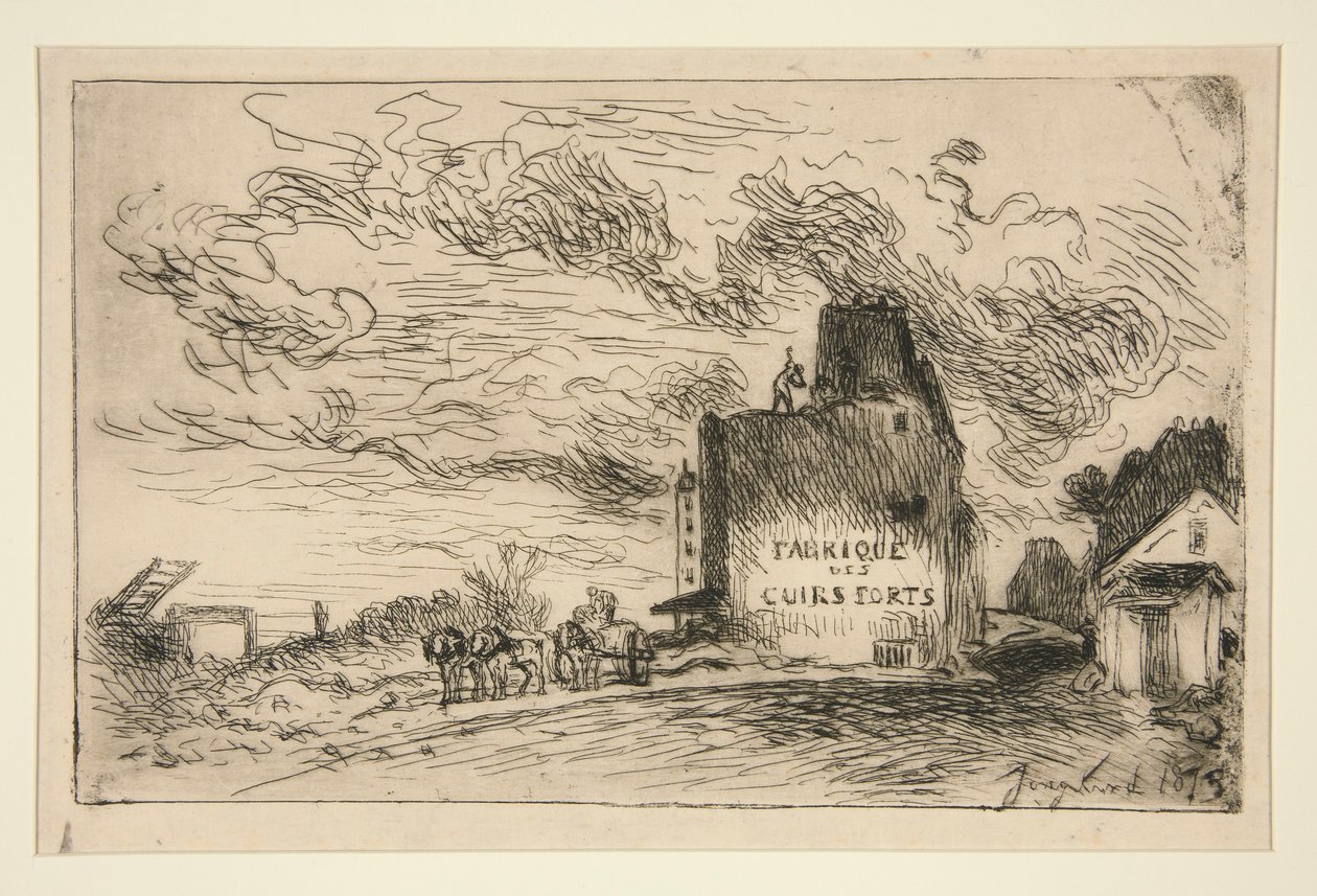 Démolitions de la Rue des Francs-Bourgeois Saint-Marcel - Johan Barthold Jongkind