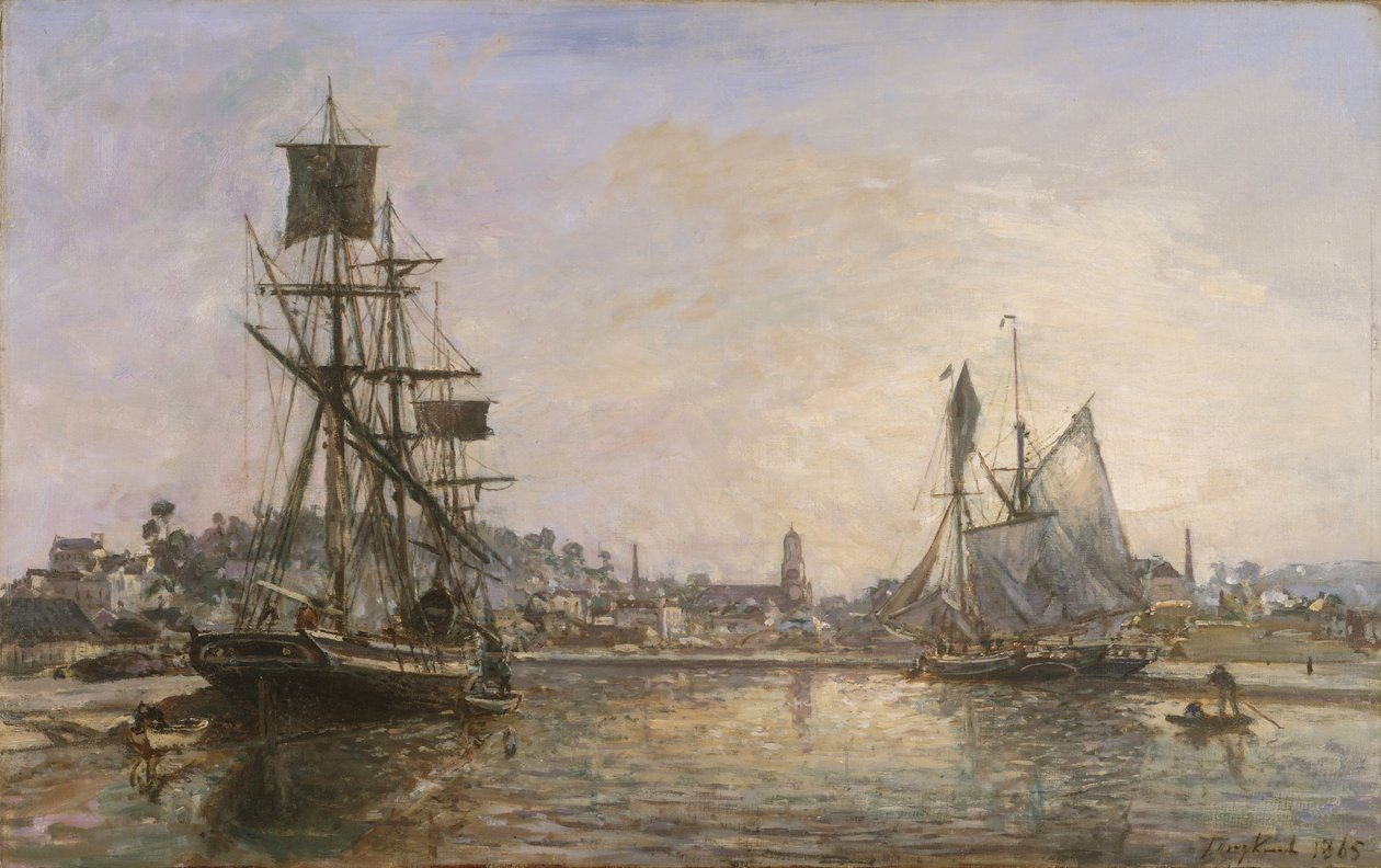 Honfleur, 1865 - Johan Barthold Jongkind