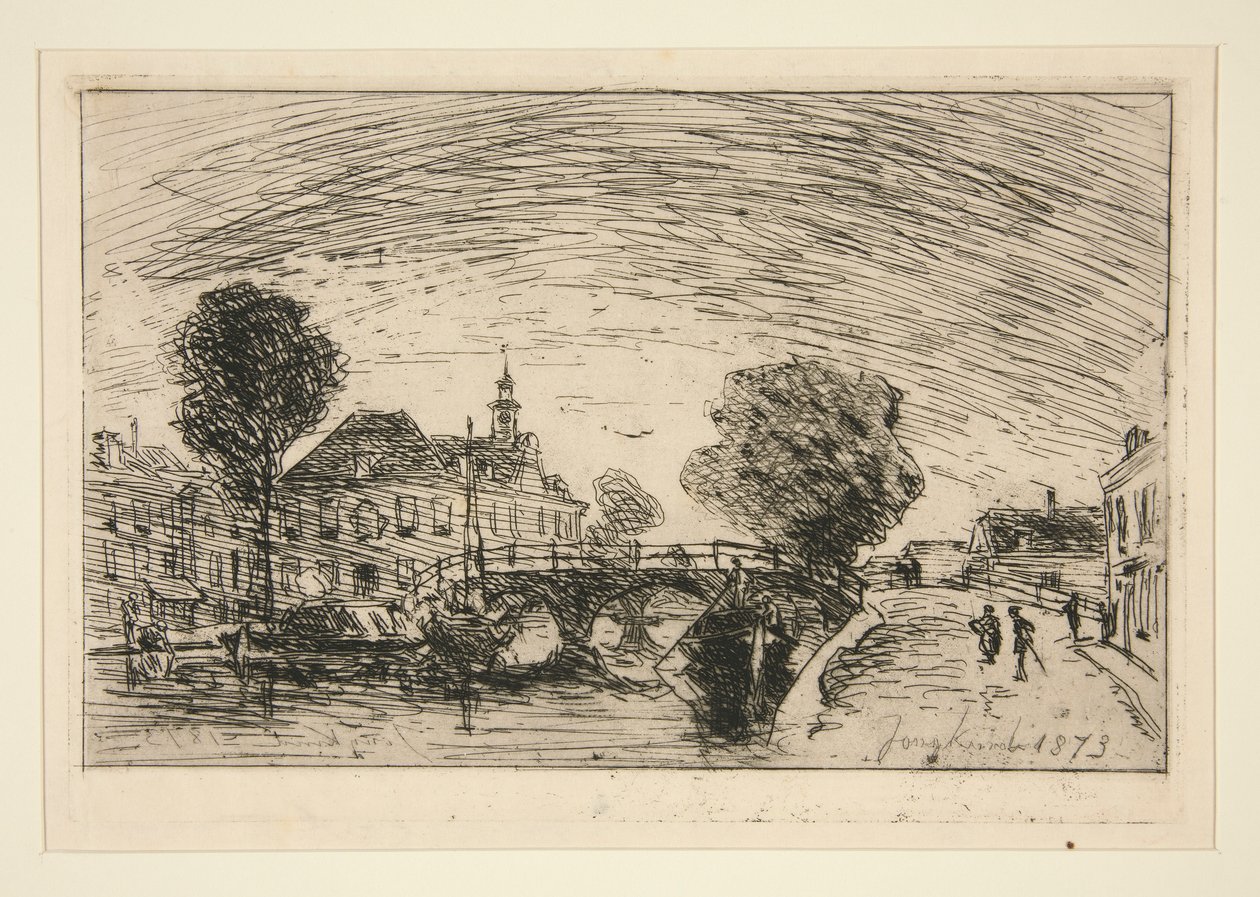 Le Pont sur le Canal - Johan Barthold Jongkind