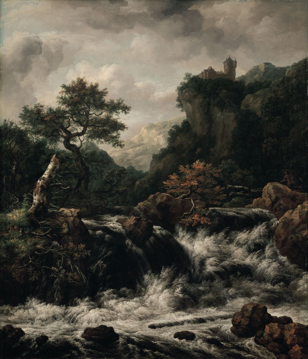 Copie du « Paysage » de J. Ruisdael - Johan Christian Dahl