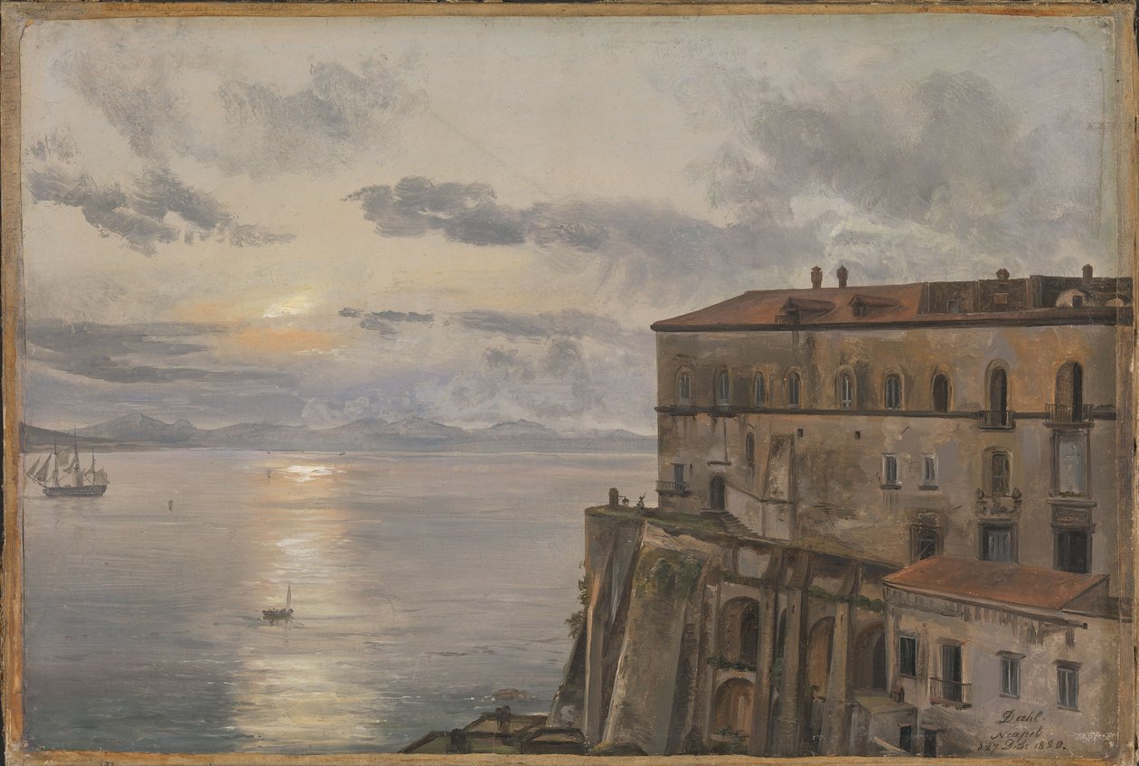 La caserne de Pizzofalcone, Naples - Johan Christian Dahl