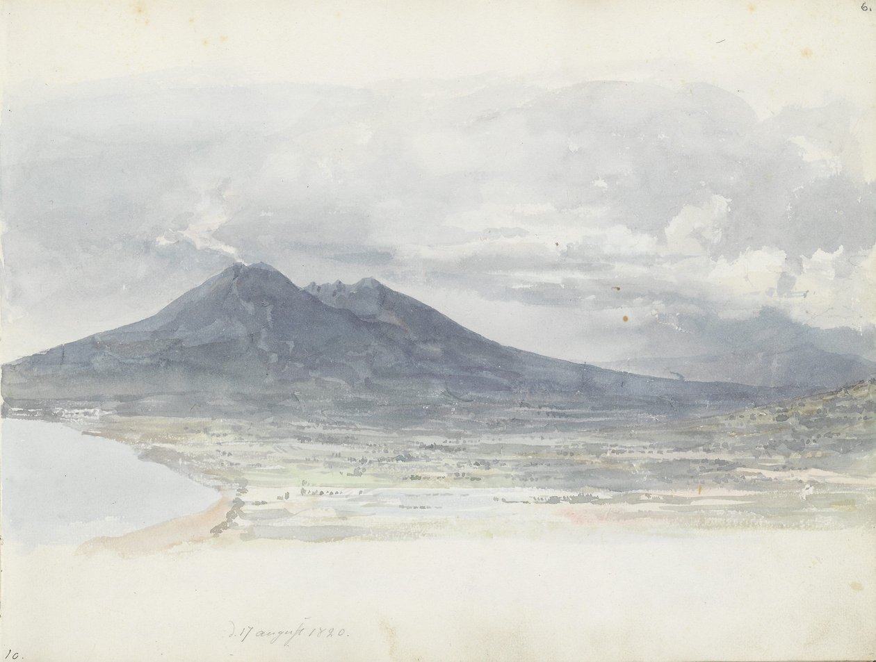 Le Vésuve vu depuis Quisisana - Johan Christian Dahl