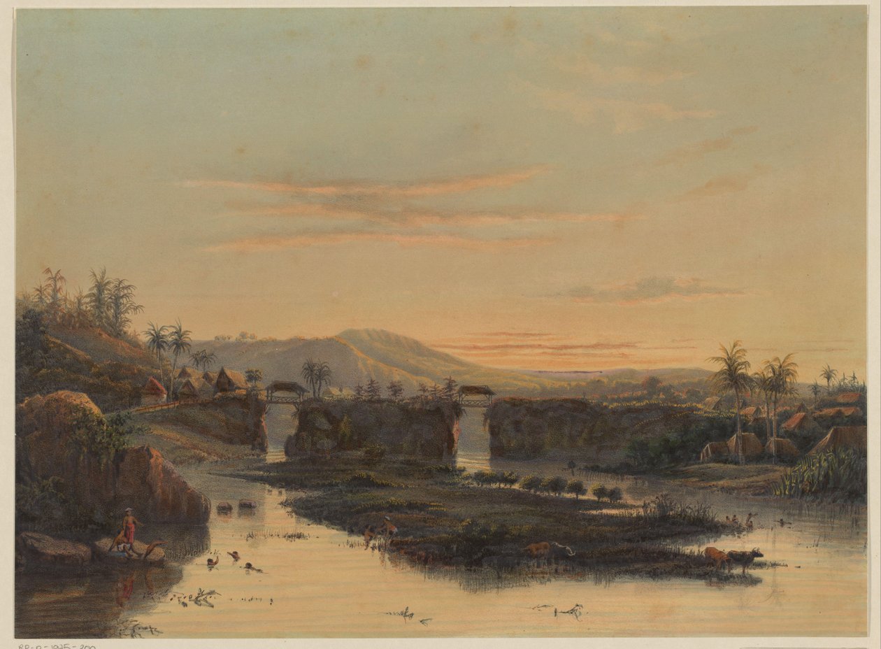 Vue des environs de Batavia - Johan Conrad Greive