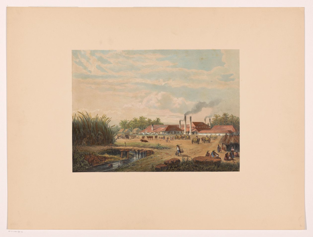 Usine de Pangka près de Tegal à Java central - Johan Conrad Greive