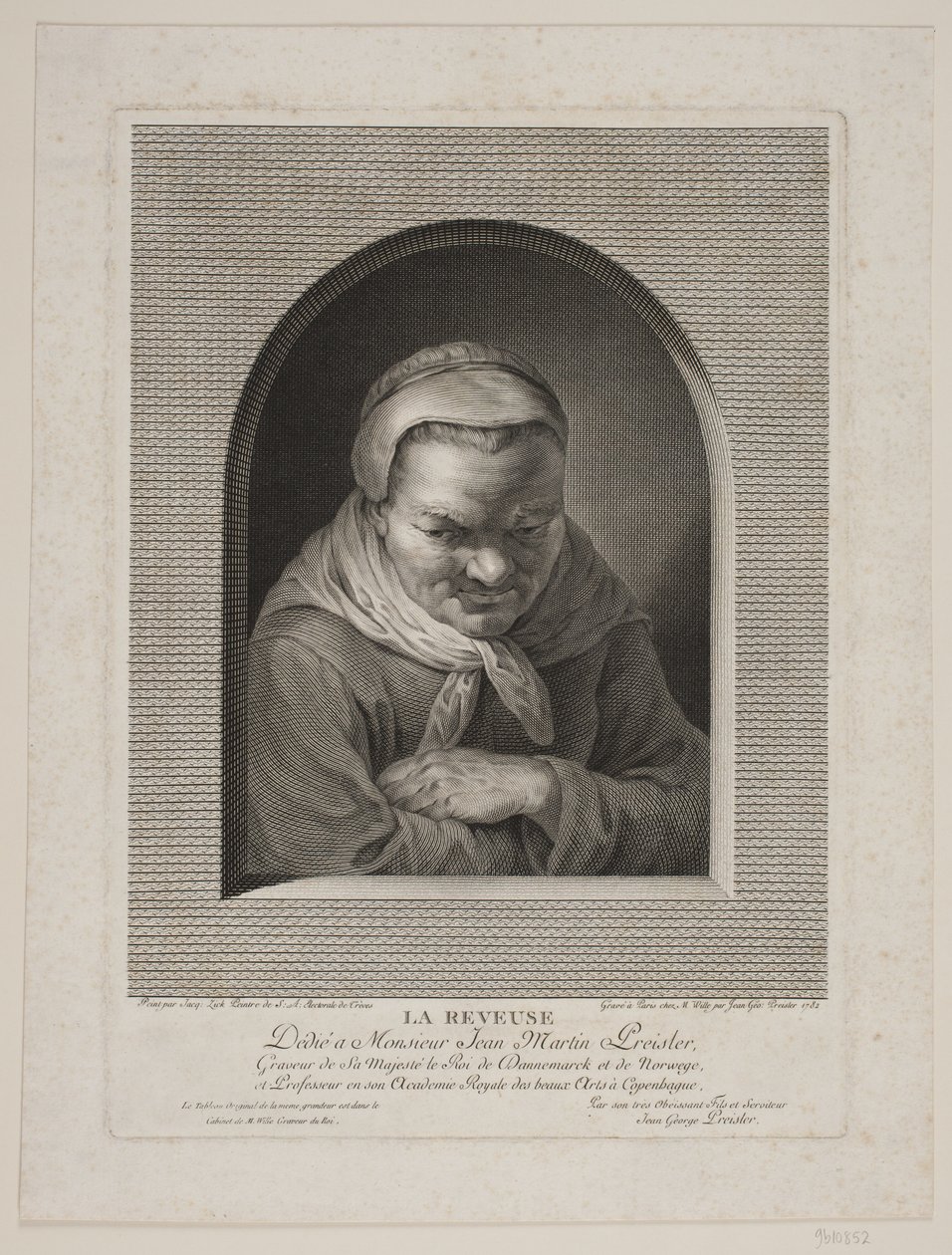 La Rêveuse - Johan Georg Preisler