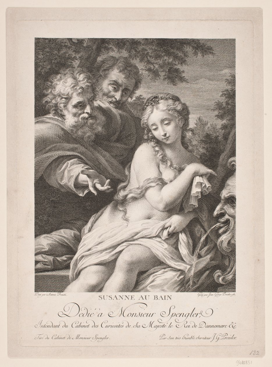 Suzanne au bain - Johan Georg Preisler
