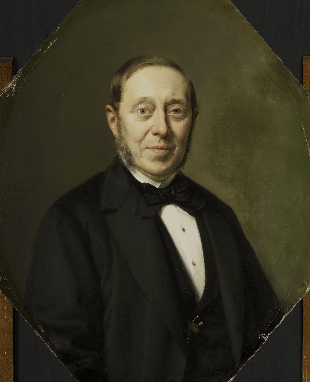 Portrait de Johannes Cornelis van Pappelendam (1810-1884). Artiste et marchand d