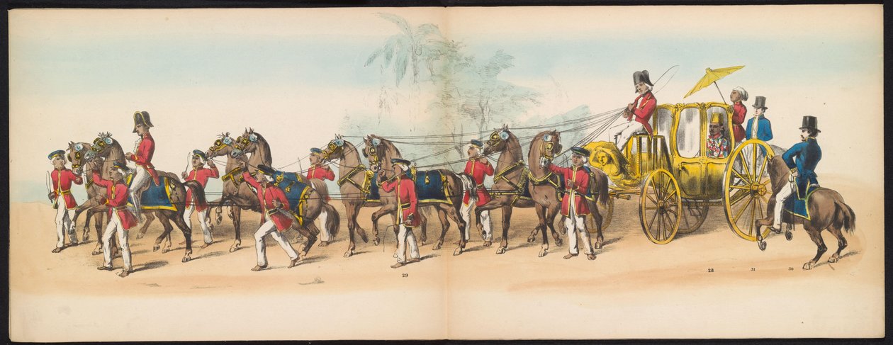 Mascarade des étudiants de Delft, 1857 (pl. 3) - Johan Hendrik Hoffmeister