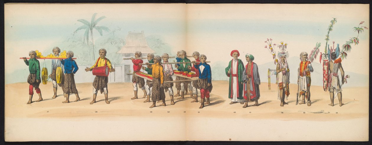 Mascarade des étudiants de Delft, 1857 (plaque 7) - Johan Hendrik Hoffmeister