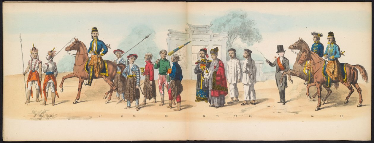 Mascarade des étudiants de Delft, 1857 (pl. 8) - Johan Hendrik Hoffmeister