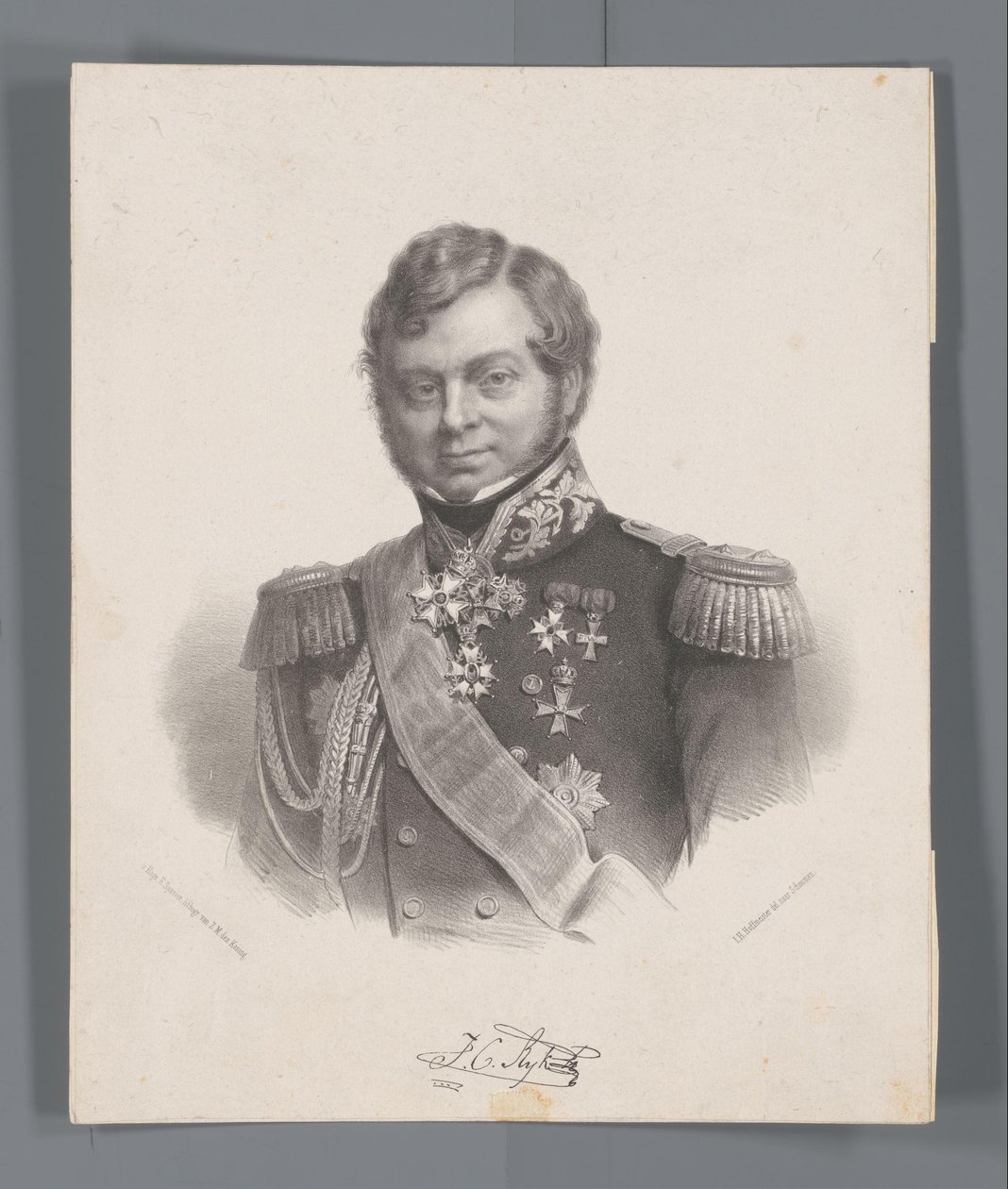 Portrait de Julius Constantijn Rijk - Johan Hendrik Hoffmeister
