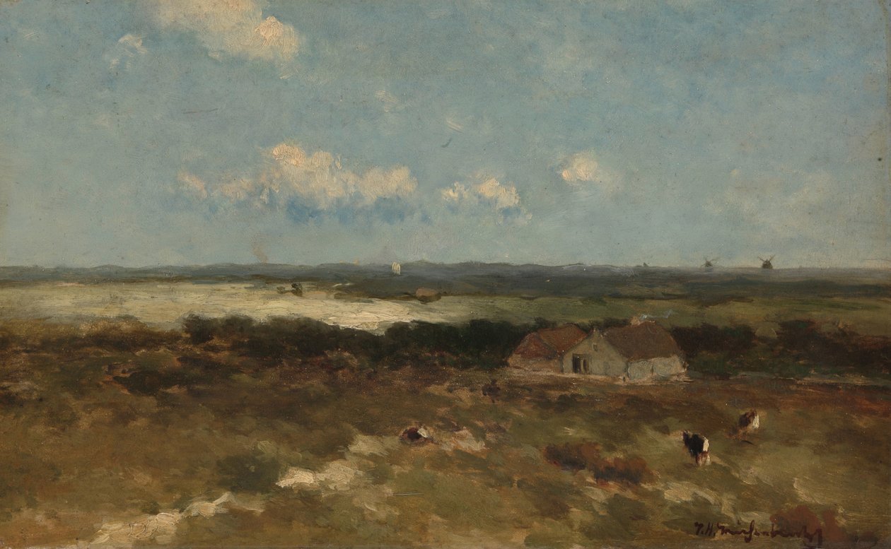 Paysage de dunes - Johan Hendrik Weissenbruch