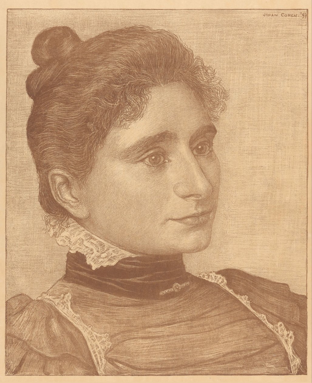 Portrait de Meta Cohen Gosschalk - Johan Henri Gustaaf Cohen Gosschalk