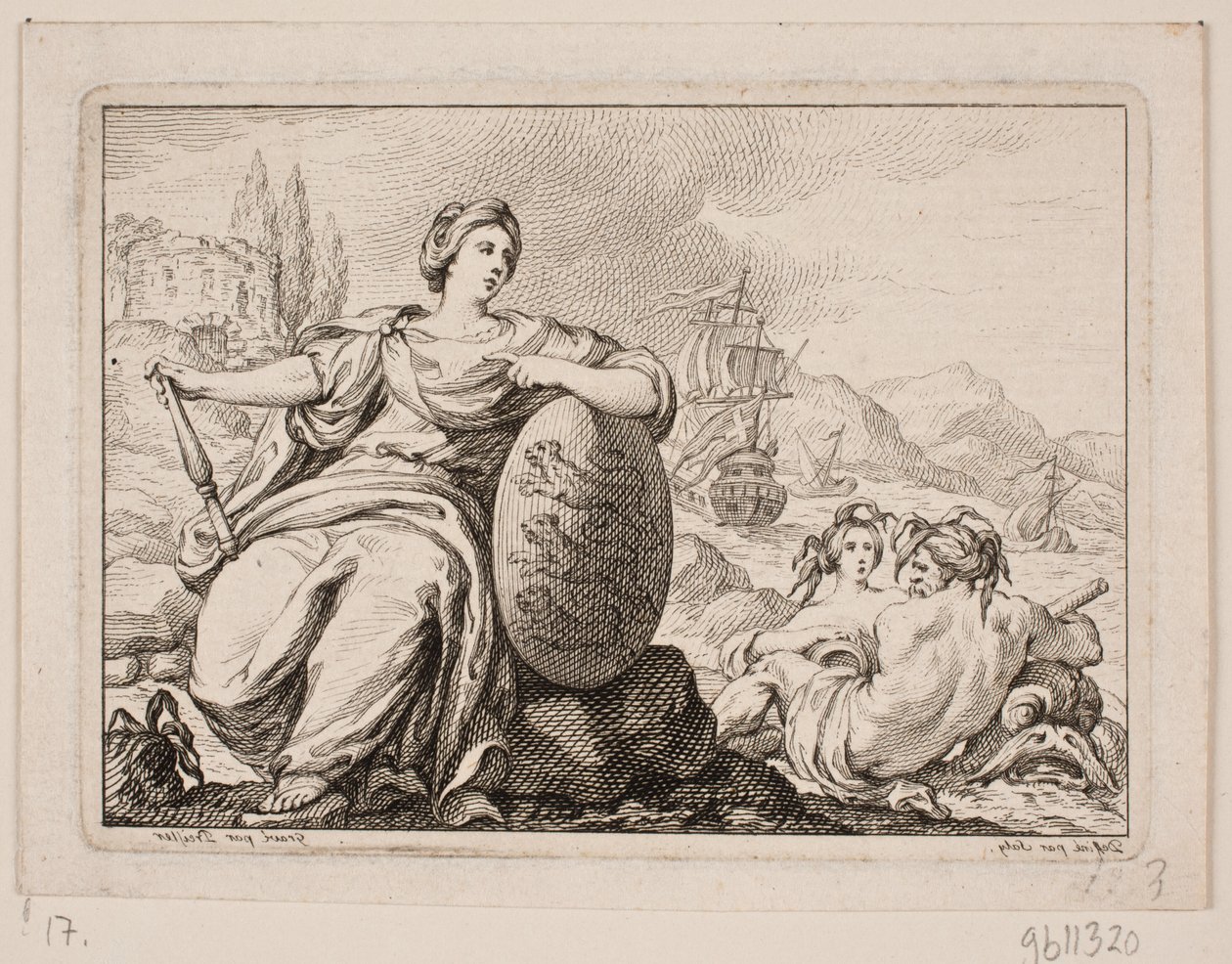 Vignette pour P. H. Mallet : Histoire de Danemarc I, 1758 - Johan Martin Preisler