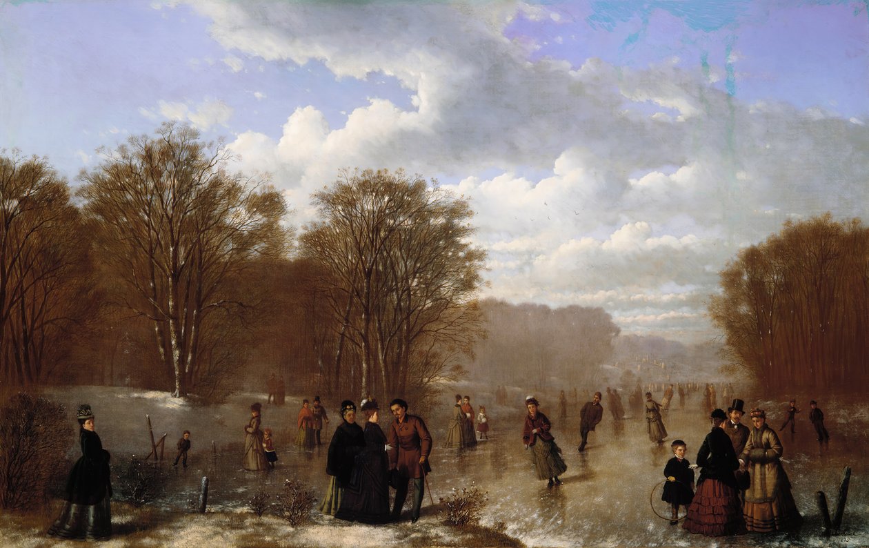 Patinage sur le Wissahickon - Johan Mengels Culverhouse