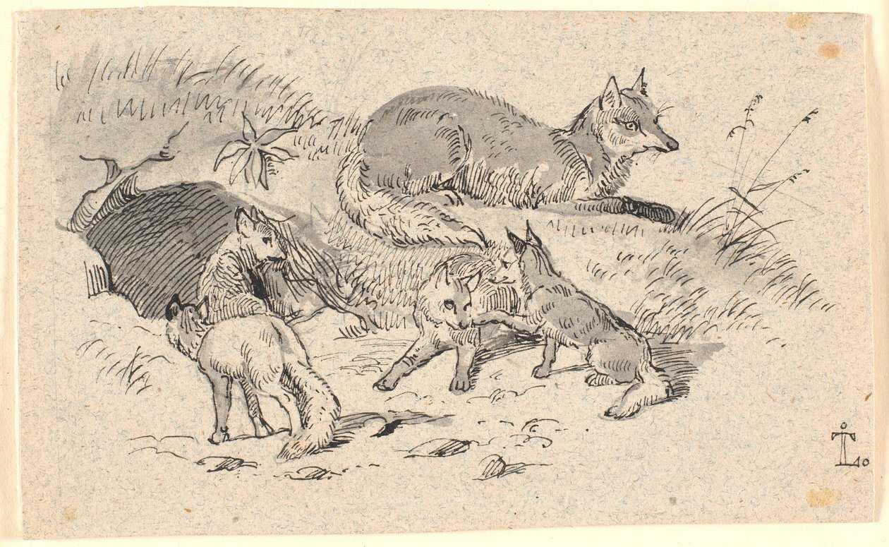 Le renard - Johan Thomas Lundbye