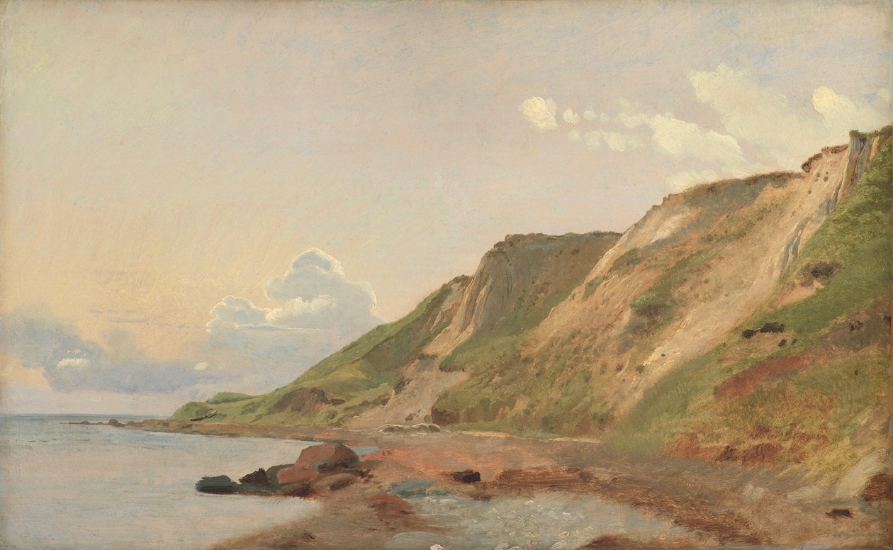 Étude de falaises sur la côte sud de Refsnæs - Johan Thomas Lundbye