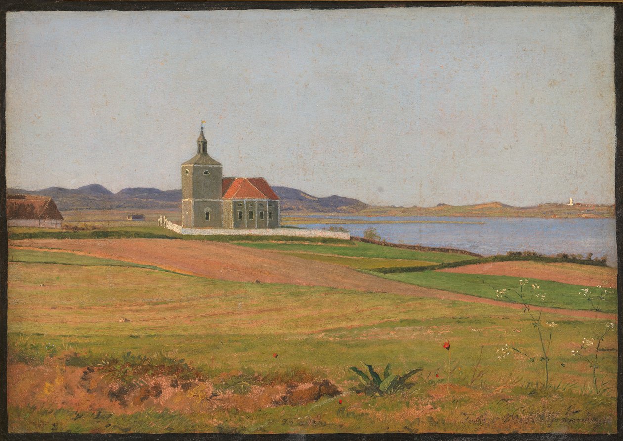 Église de Vinderød près de Frederiksværk - Johan Thomas Lundbye