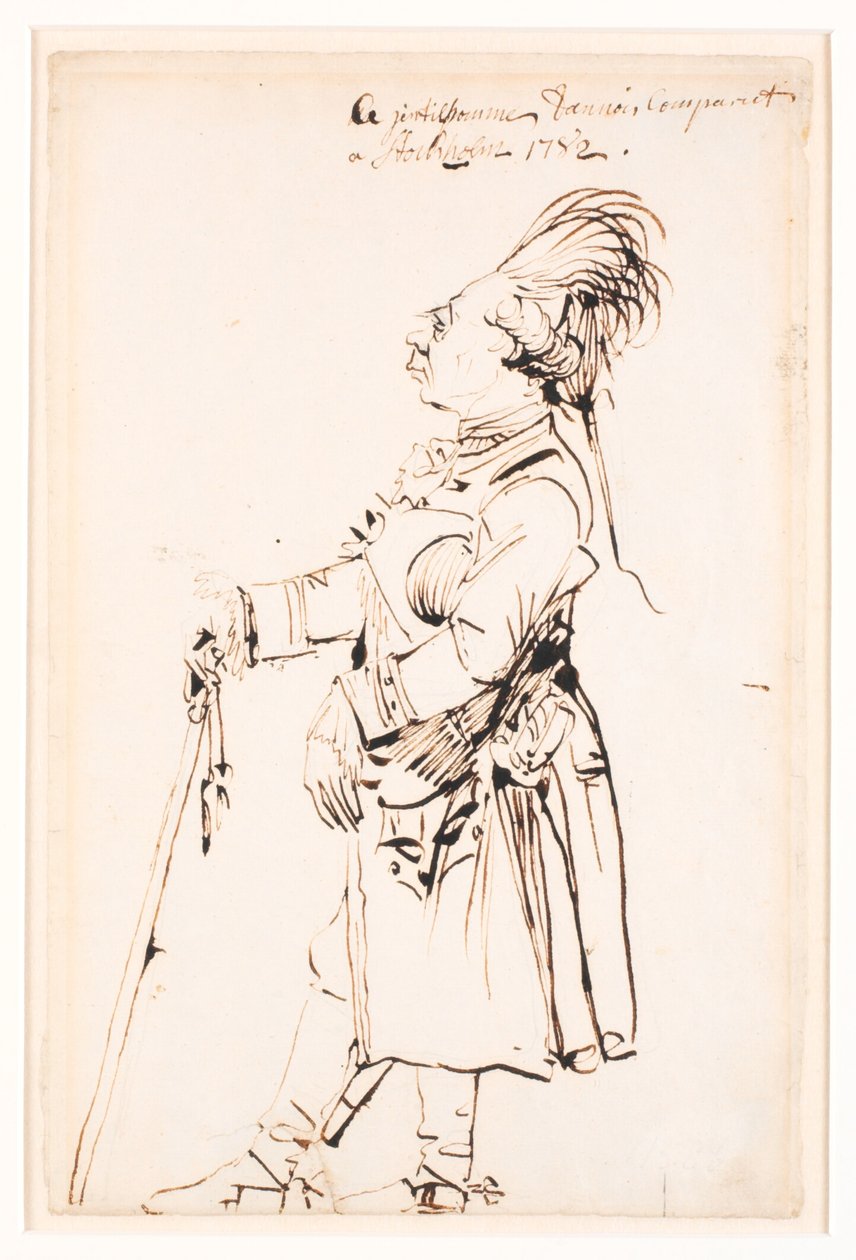 Baron Clemens August von Haxthausen à Stockholm - Johan Tobias Sergel