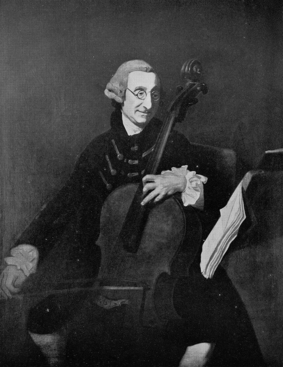 Giacomo Cervetto, violoncelliste italien - Johan Zoffany