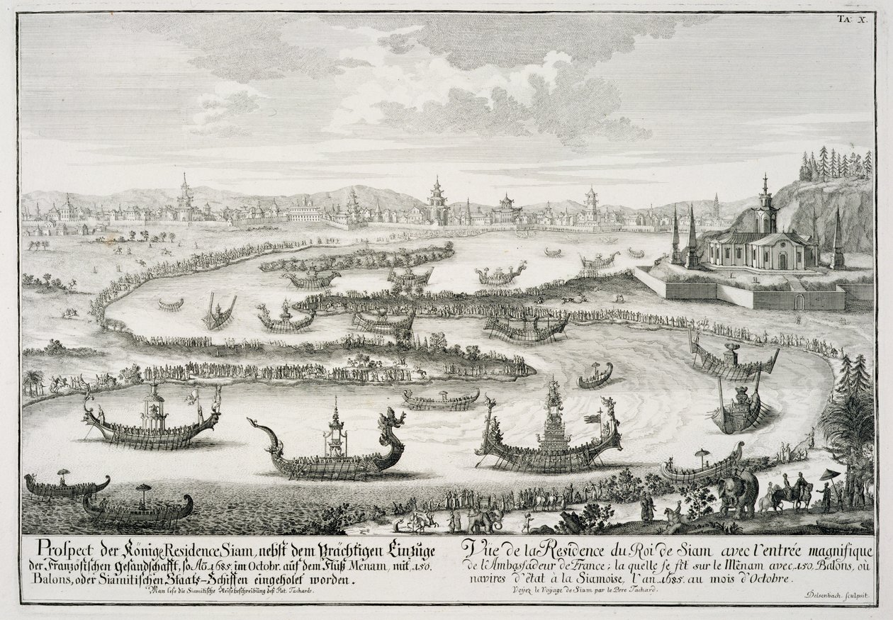 Résidence du roi de Siam, de 