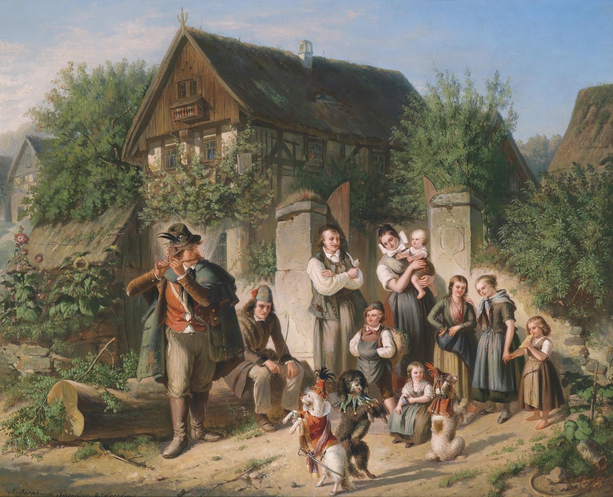 La représentation de danse - Johann Bernhard Schmelzer