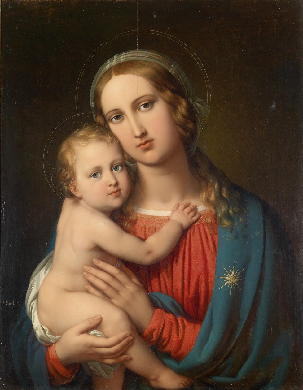Madone et enfant - Johann Ender