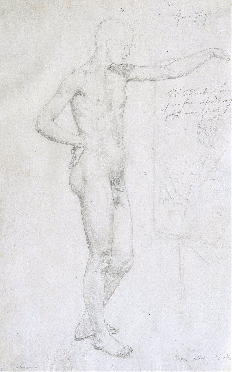 Beau garçon - Johann Evangelist Scheffer von Leonhartshof