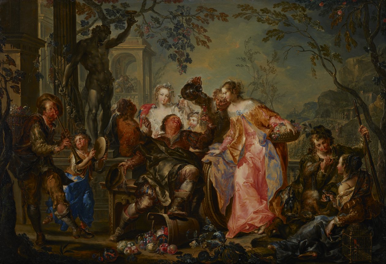 Les Plaisirs des Saisons : Automne, c.1730 - Johann Georg Platzer