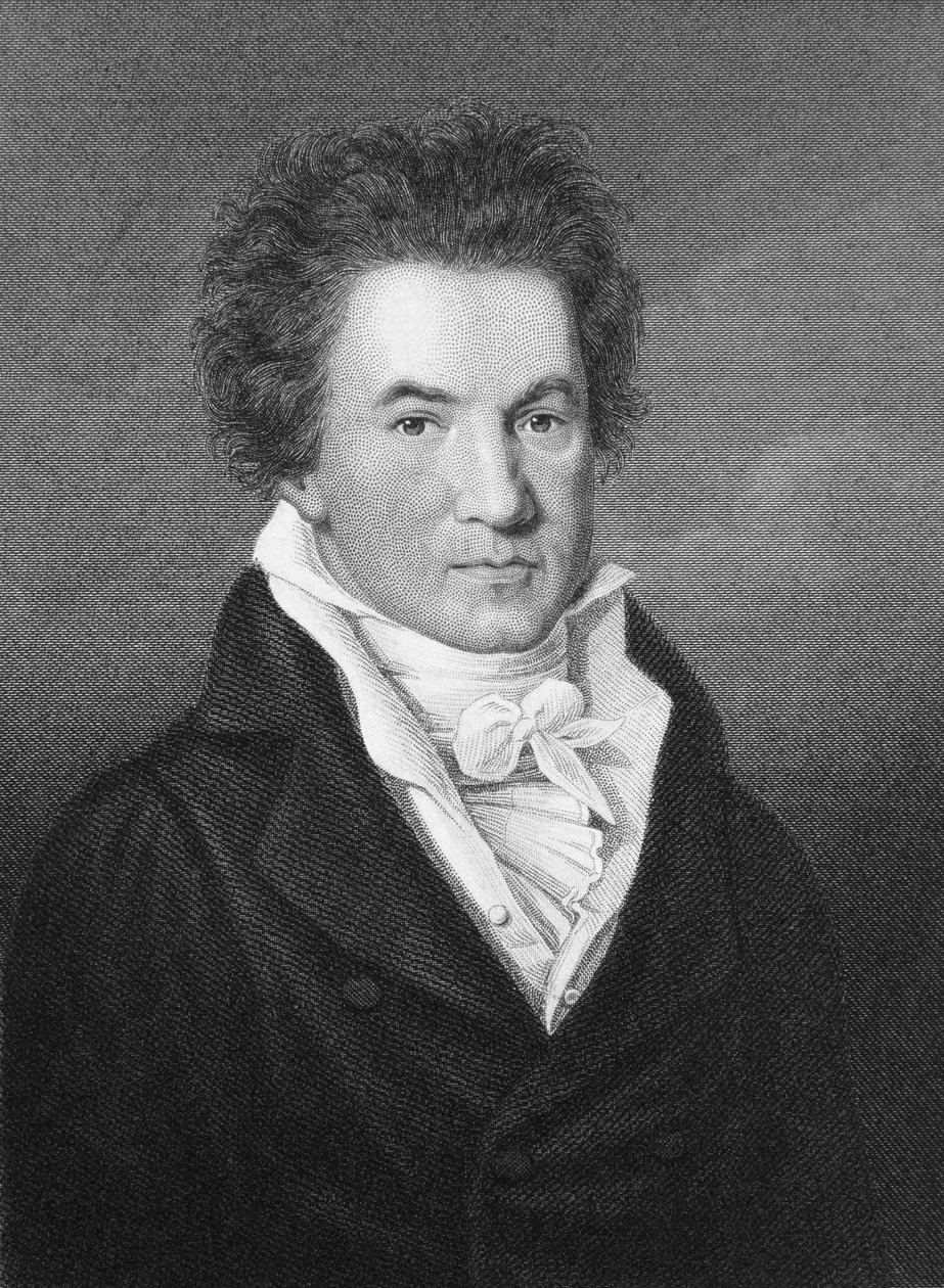 Portrait de Ludwig van Beethoven (1770-1827) - Johann Gottfried Scheffner