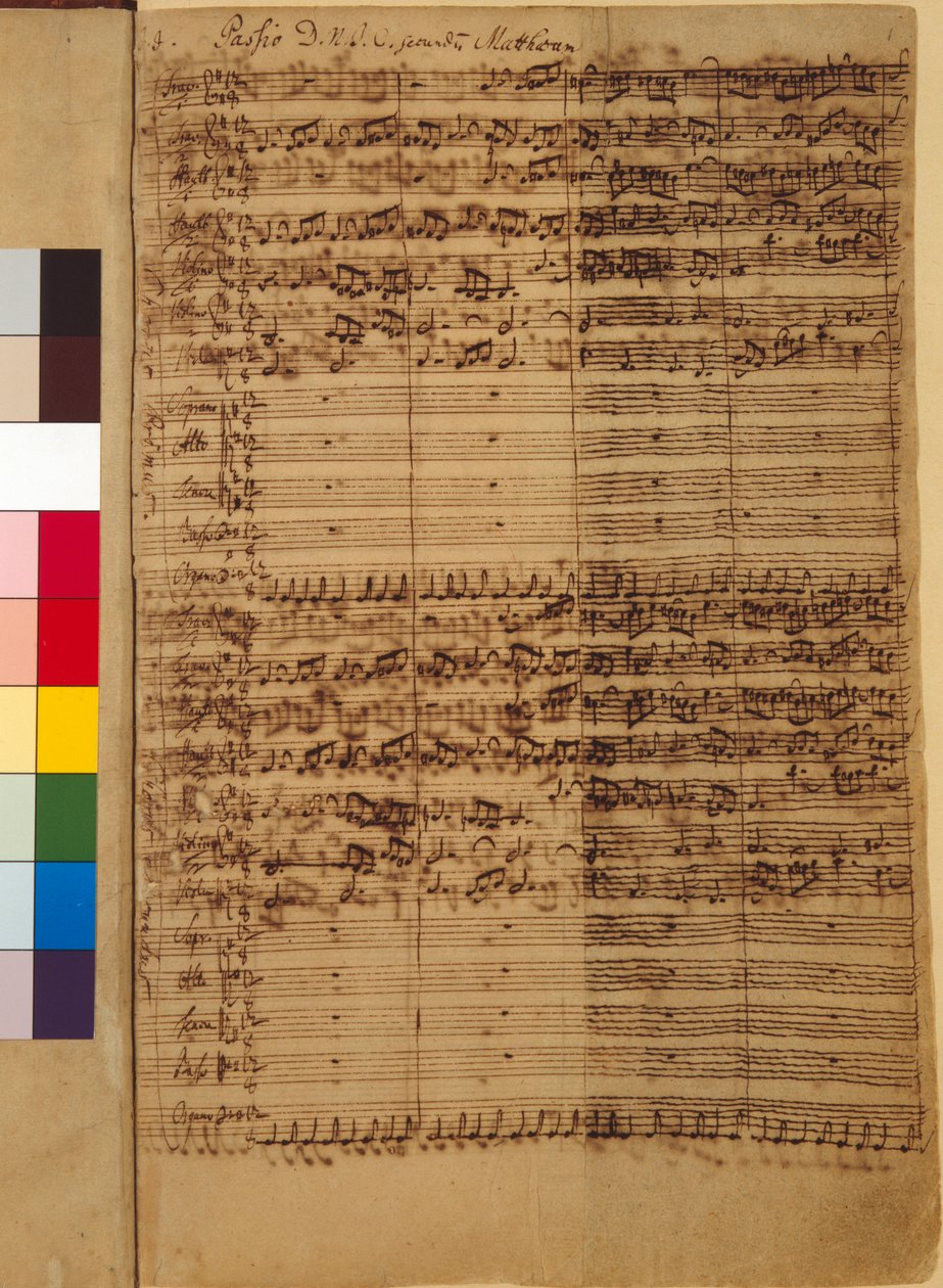 Passio Domini nostri J.C. secundum Evangelistam MATTHAEUM BWV 244, 1730s - Johann Sebastian Bach