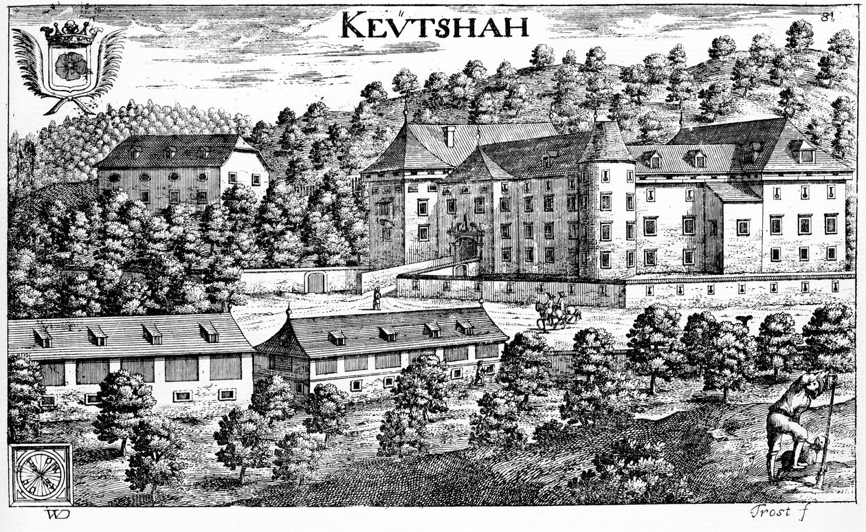 Château de Keutschach en Carinthie - Johann Weikhard von Valvasor