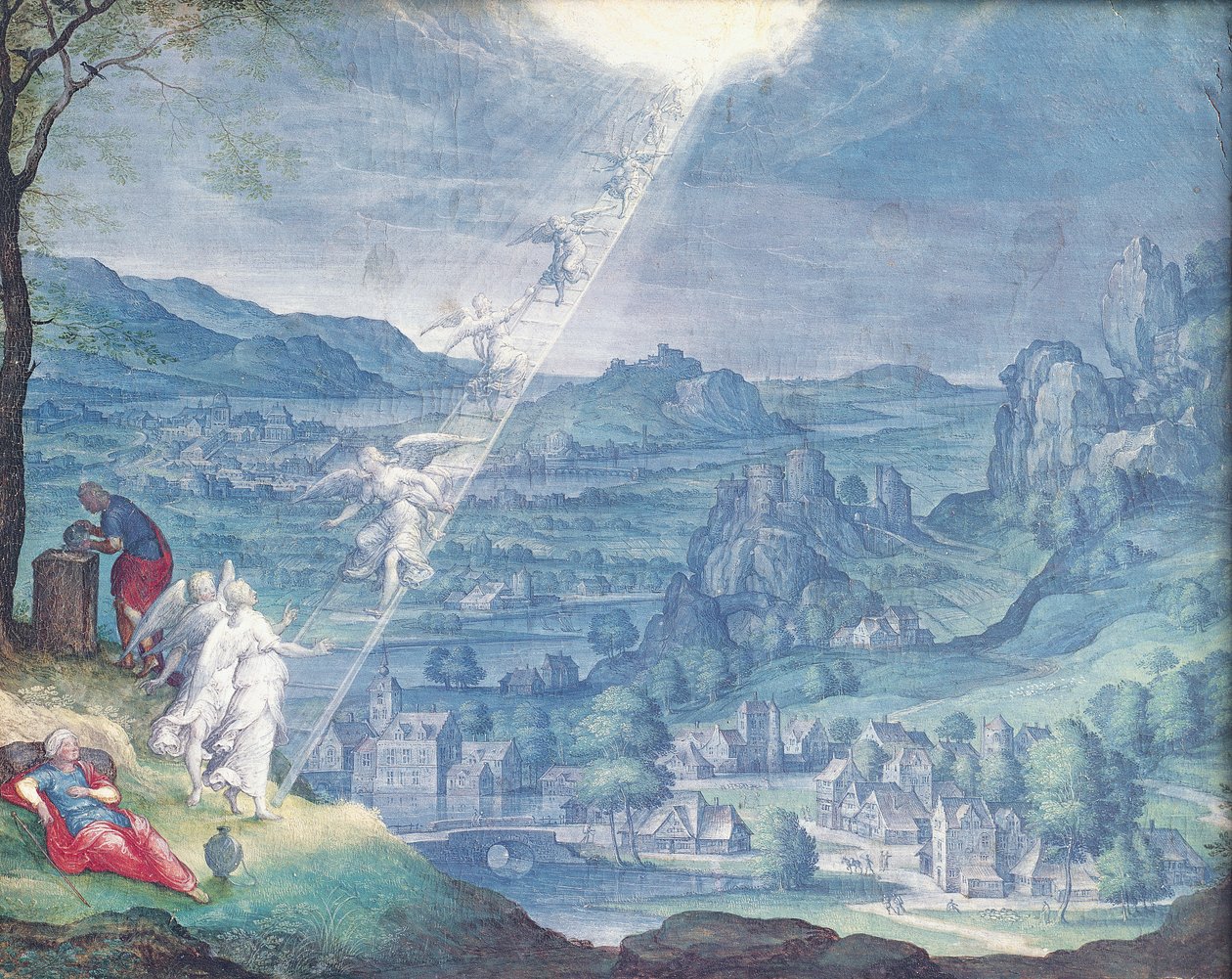 Le rêve de Jacob - Johann Wilhelm Baur