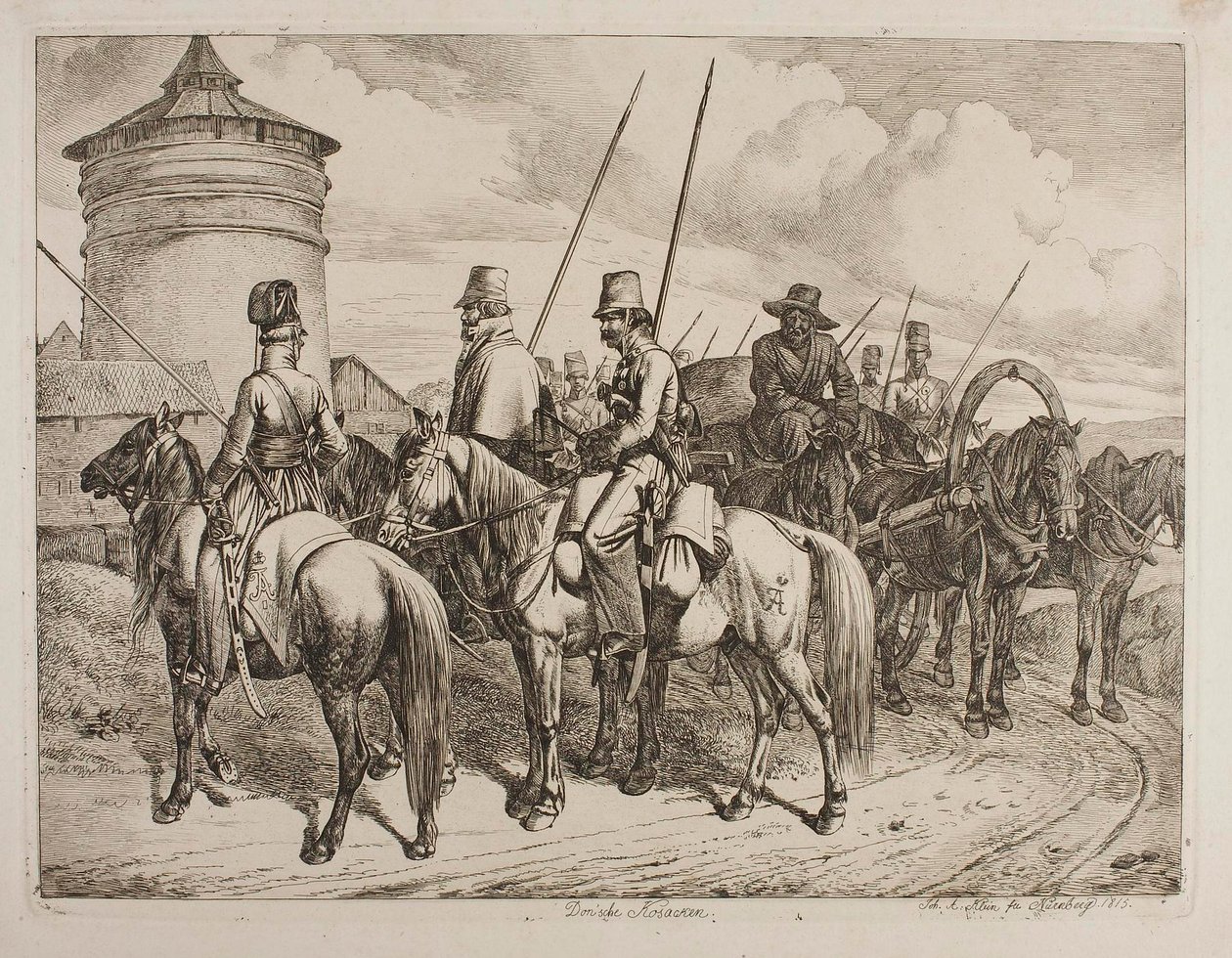 Les Cosaques du Don - Johann Adam Klein