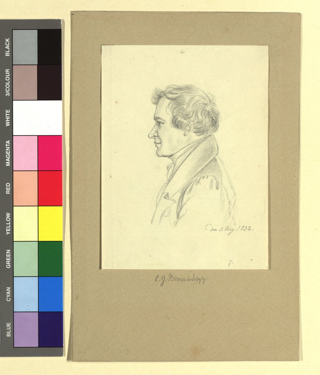 Gustav Karl Börner (1790-1855), peintre - Johann Adam Klein