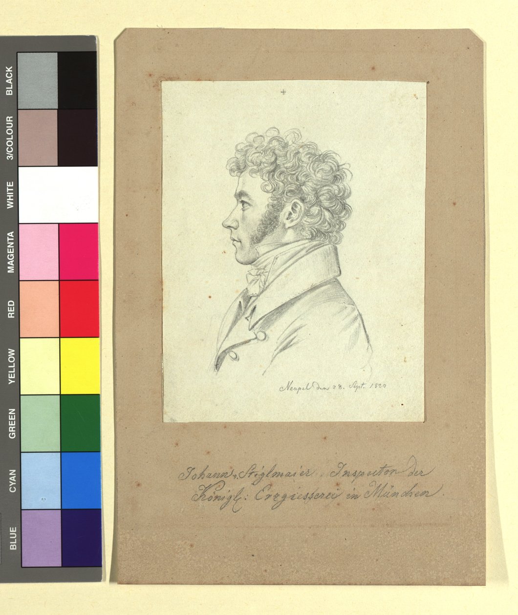 Johann Baptist Stiglmaier (1791-1844), fondeur de bronze, sculpteur, inspecteur de la Fonderie royale de Munich - Johann Adam Klein